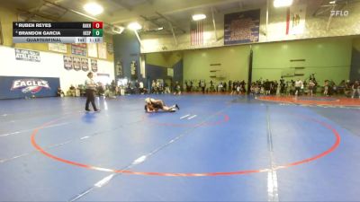 120 lbs Quarterfinal - Ruben Reyes, Oak Hills vs Brandon Garcia, Hesperia