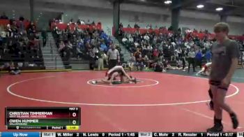 Round 1 - Christian Timmerman, West Delaware, Manchester vs Owen Hummer, Williamsburg