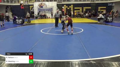 74 lbs Round Of 64 - Rex Nelson, Gold Medal Grappling vs Raymond Wesling, SHWA
