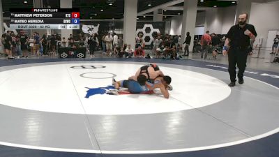 62 kg Champ. Rd Of 32 - Matthew Peterson, KD Training Center vs Mateo Heredia, Daniel Cormier Wrestling Club
