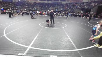 43 lbs Consolation - Declan Metcalf, Excelsior Springs Youth Wrestling vs Bowen Joiner, Lebanon, MO