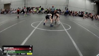 76 lbs Round 2 (3 Team) - Brady Boyd, Revival Uprising Orange vs Joey Scuffins, Team Germantown