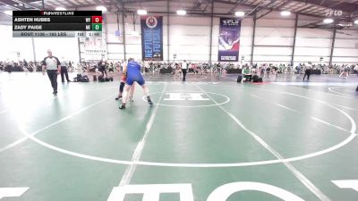 165 lbs Round Of 32 - Ashten Hubbs, WY vs Zady Paige, ME