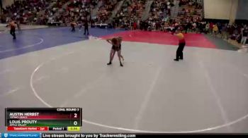 106 lbs Cons. Round 3 - Austin Herbst, Totino-Grace vs Louis Prouty, Apple Valley