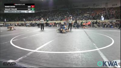 98 lbs Consi Of 8 #1 - Ramzi David, Berryhill Wrestling Club vs Kalley Fuller, Blue Devil Wrestling Club