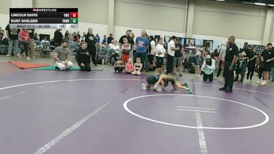 62 lbs Cons. Sub-semis - Lincoln Davis, Vici Wrestling Club vs Kurt Shelger, Paradigm Wrestling