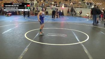 65 lbs 7th Place Match - Kayden Miller NE1, Donahue Wrestling Academy vs Jaxon Hasley SE-, Warren Youth Wrestling Club