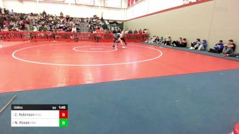 138 lbs Quarterfinal - Zachary Robinson, Holliston vs Nate Rosas, Pembroke