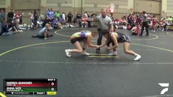 138 lbs Round 2 (10 Team) - Andrea Quinones, POWA vs Emma Vice, Untouchables