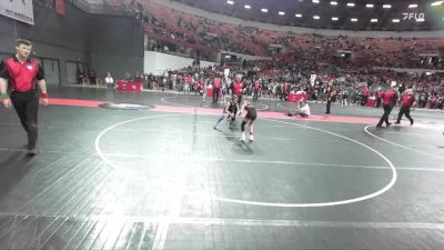 70 lbs 1st Place Match - Aubryn Konen, Weyauwega-Fremont vs Alaina Chambers, Lancaster Wrestling Club