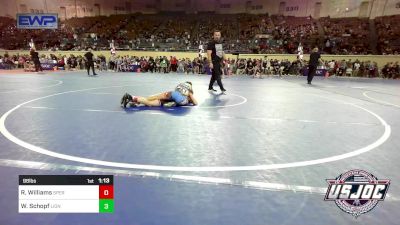 98 lbs Round Of 32 - Ryker Williams, Sperry Wrestling Club vs Weston Schopf, Lions Wrestling Academy