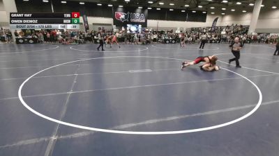 175 lbs Cons. Rd Of 32 - Owen Diemoz, Nixa High School Wrestling vs Grant Hay, Tom Eagle Wrestling Academy
