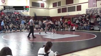 285 lbs 1st Place Match - Layne Kleppe, North Fayette Valley vs Gable Eddy, Independence