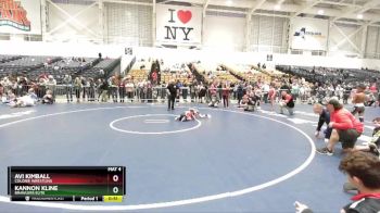 67 lbs Semifinal - Avi Kimball, Colonie Wrestling vs Kannon Kline, Brawlers Elite
