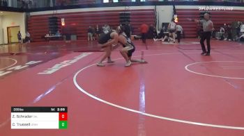 285 lbs Consolation - Zach Schrader, Cal Baptsit vs Chase Trussell, Utah Valley