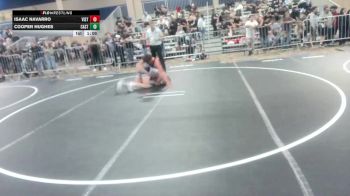 137 lbs Round Of 16 - Isaac Navarro, Vista Wrestling vs Cooper Hughes, Casteel WC