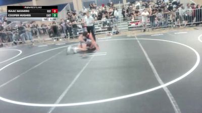 137 lbs Round Of 16 - Isaac Navarro, Vista Wrestling vs Cooper Hughes, Casteel WC