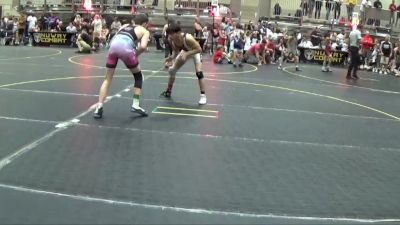 120 lbs Round 2 (6 Team) - Bryce Glaze, MO Outlaws vs Izrael Canales, Metro All Stars