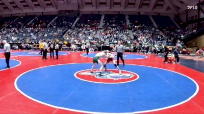 1A-132 lbs Champ. Round 1 - Michael Hedrick, Heard County vs David Eaton, Wesleyan