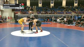 215 lbs Round 1 (16 Team) - Cristofer Martinez, Mt Zion, Jonesboro vs Jacob Rice, Troup