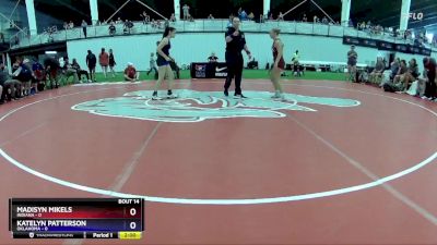 106 lbs Placement Matches (8 Team) - Madisyn Mikels, Indiana vs Katelyn Patterson, Oklahoma