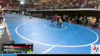 80 lbs Round 2 - Masen Cantu, Spring Klein Wrestling Club vs Zane Clark, El Paso Supers Wrestling Club