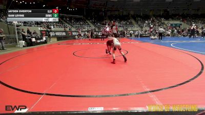64 lbs Consi Of 16 #2 - Jayden Overton, Elevate Wrestling Club vs Sam Levine, Steel Valley Renegades