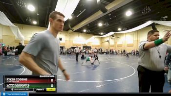 48 lbs Quarterfinal - Gavin Goodliffe, Wasatch Wrestling Club vs Ryker Coggins, Team Prestige