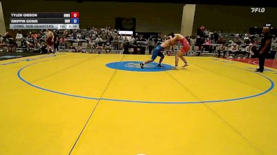 175 lbs Cons. Sub-quarters - Tyler Gibson, Nixa Wrestling vs Griffin Goins, Raw
