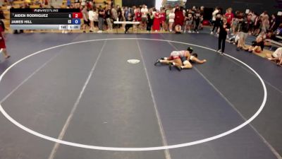 175 lbs Champ. Round 2 - Aiden Rodriguez, IL vs James Hill, KS