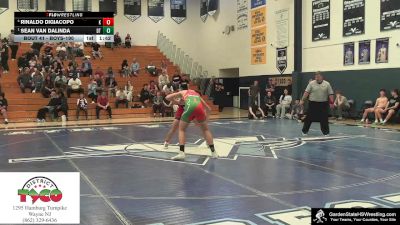 Boys-190 lbs Semifinal - Sean Van Dalinda, Clarke`s Dream Team vs Rinaldo DiGiacopo, Nick`s Knights