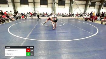 157 lbs Final - Aaron Goldman, Wesleyan vs Eric Zane, Rhode Island College