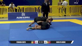 Maria Pia Monge vs Fernanda Cristo 2025 Pan IBJJF Jiu-Jitsu No-Gi Championship