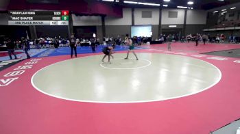 157 lbs 3rd Place Match - Mac Shafer, Fort Worth Benbrook vs Braylan King, Amarillo Tascosa