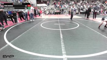 55 lbs Consi Of 4 - Finn Morse, Sallisaw Takedown Club vs Wyatt Worth, Collinsville Cardinal Youth Wrestling