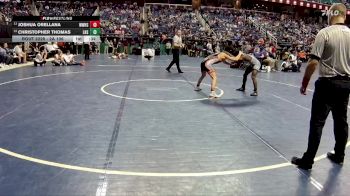 2A 106 lbs Cons. Round 2 - Joshua Orellana, West Wilkes High School vs Christopher Thomas, Lincolnton High School