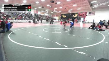 110 lbs Cons. Round 2 - Hannah De Faria, Sunnyside vs Sarai Escamilla, Corona Senior