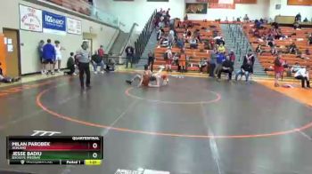 126 lbs Quarterfinal - Jesse Badiu, Buckeye (Medina) vs Milan Parobek, Ashland