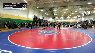 113 lbs Quarterfinal - Henry Dennis, Frank Cox vs Skiles Burkhead, Ocean Lakes