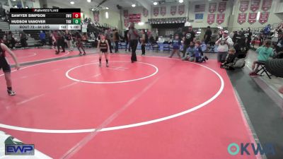 64 lbs Final - Sawyer Simpson, Salina Wrestling Club vs Hudson Vanover, Tiger Trained Wrestling