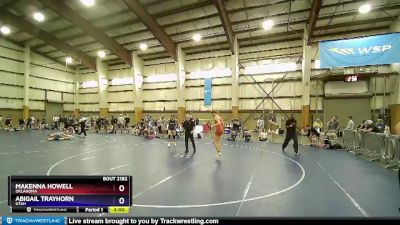 150 lbs Quarterfinal - Makenna Howell, Oklahoma vs Abigail Trayhorn, Utah