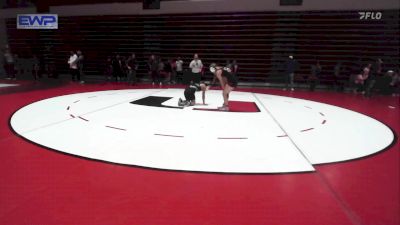 115 lbs Consi Of 8 #1 - Ava Corn, Mustang High School Girls vs Hannah Tackett, Stillwater High School Girls