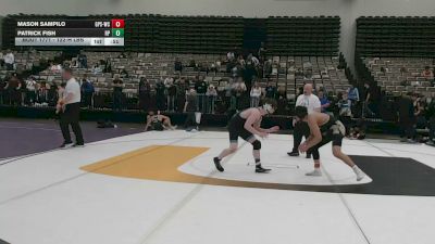 122-H lbs Consi Of 16 #1 - Mason Sampilo, GPS Wrestling Club vs Patrick Fish, Rocky Point HS