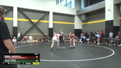 170 lbs Round 6 (16 Team) - Diesel Janovich, Nebraska Wrestling Academy vs Kalie Davis, Midwest Assassins