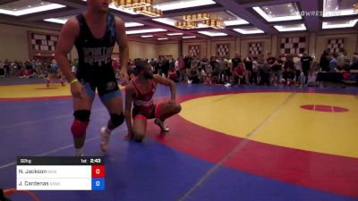 92 kg Semifinal - Nathan Jackson, New York Athletic Club vs Jacob Cardenas, SPAR/TMWC
