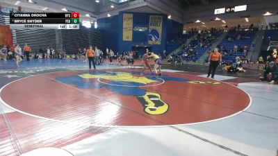 170 lbs Semifinal - Bryce Snyder, Palisades vs Ciyanna Okocha, Wyoming Seminary