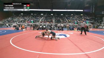 3A-157 lbs Quarterfinal - Gabe Grant, Cody vs Jax Thurin, Burns/Pine Bluffs