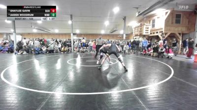 125 lbs Quarterfinal - Shaylee Gavin, Bloomsburg vs Jaiden Woodrum, Womelsdorf