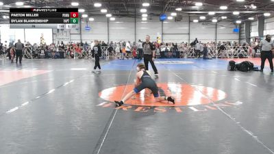 76 lbs Round 1 (9am Friday) - Paeton Miller, POWA vs Dylan Blankenship, VA. Patriots