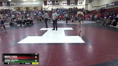 132 lbs Round 2 - Soren Kelsall, Pleasant Valley vs Brody Lynch, Tinley Park (Andrew)